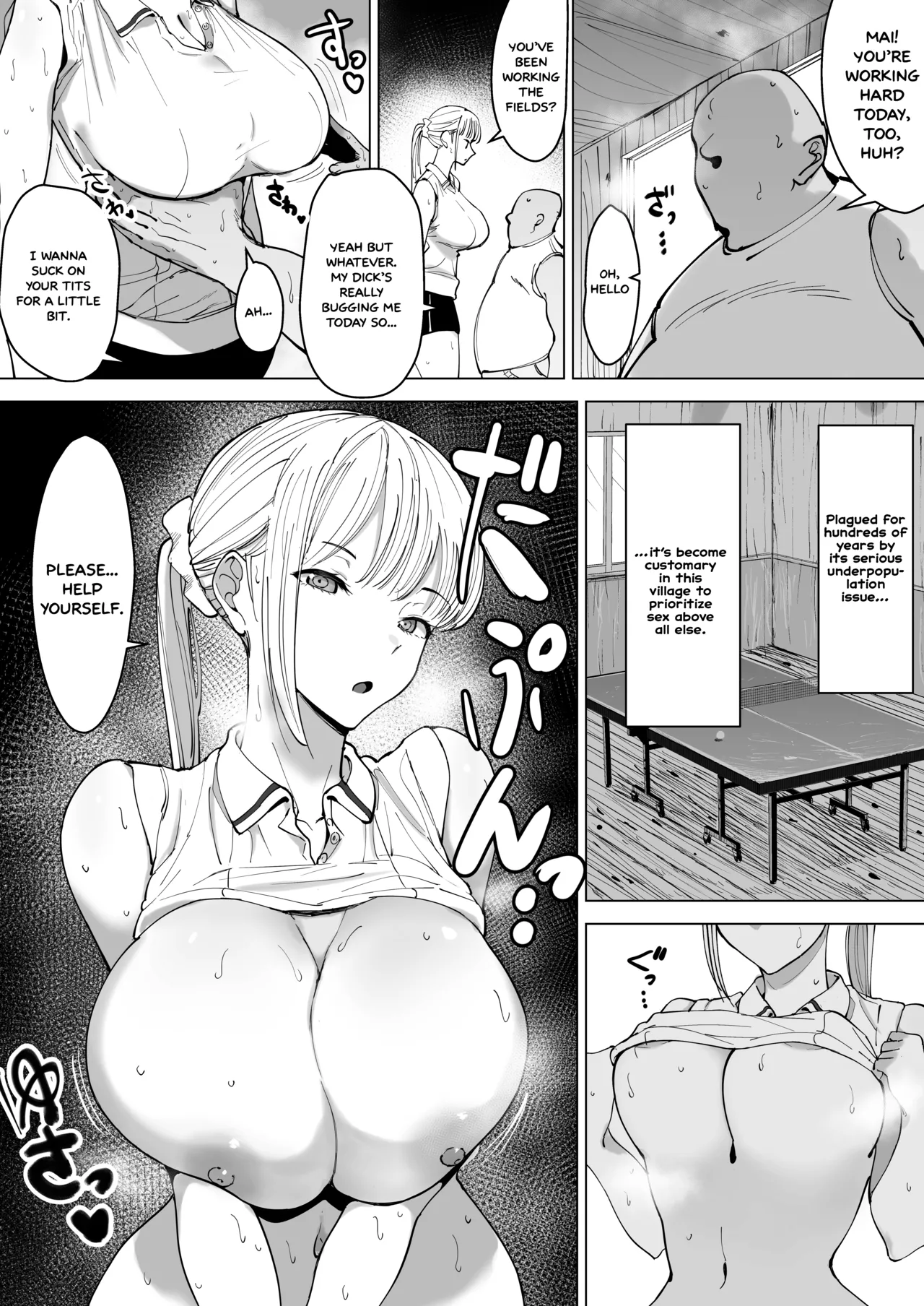 Hentai Manga Comic-The Story of a Small Village With a Sexy Custom Compilation-Read-4